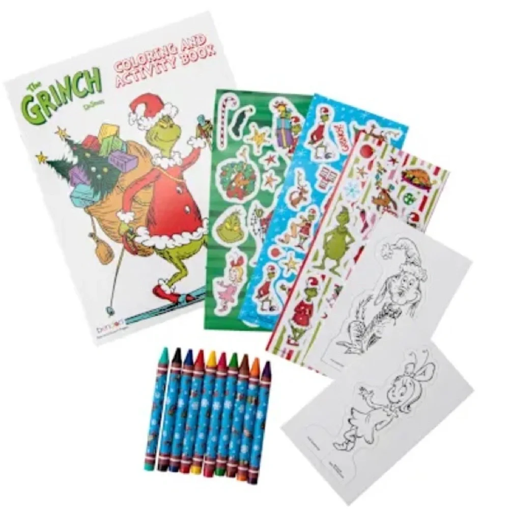 The Grinch Super Activity Set with stickers crayons coloring book and more!